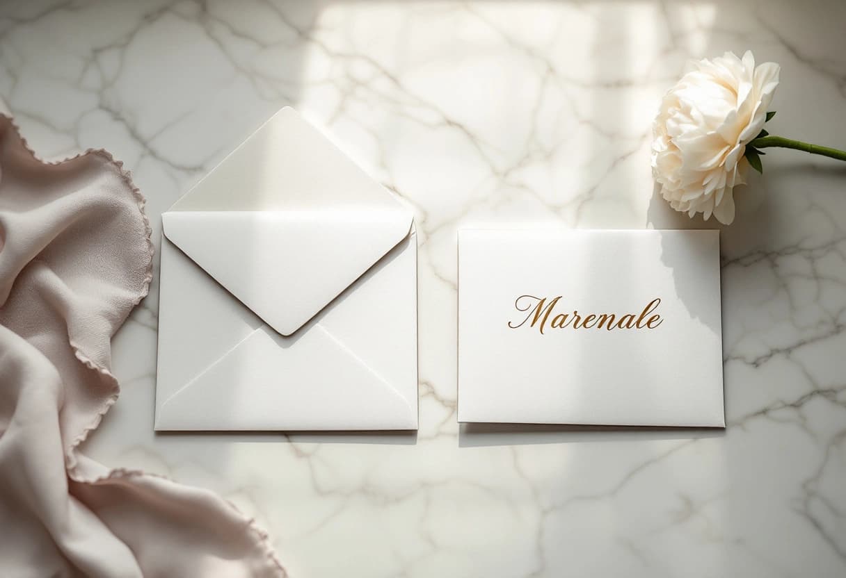 Wedding invitation addressing showing named couple versus guest plus-one field